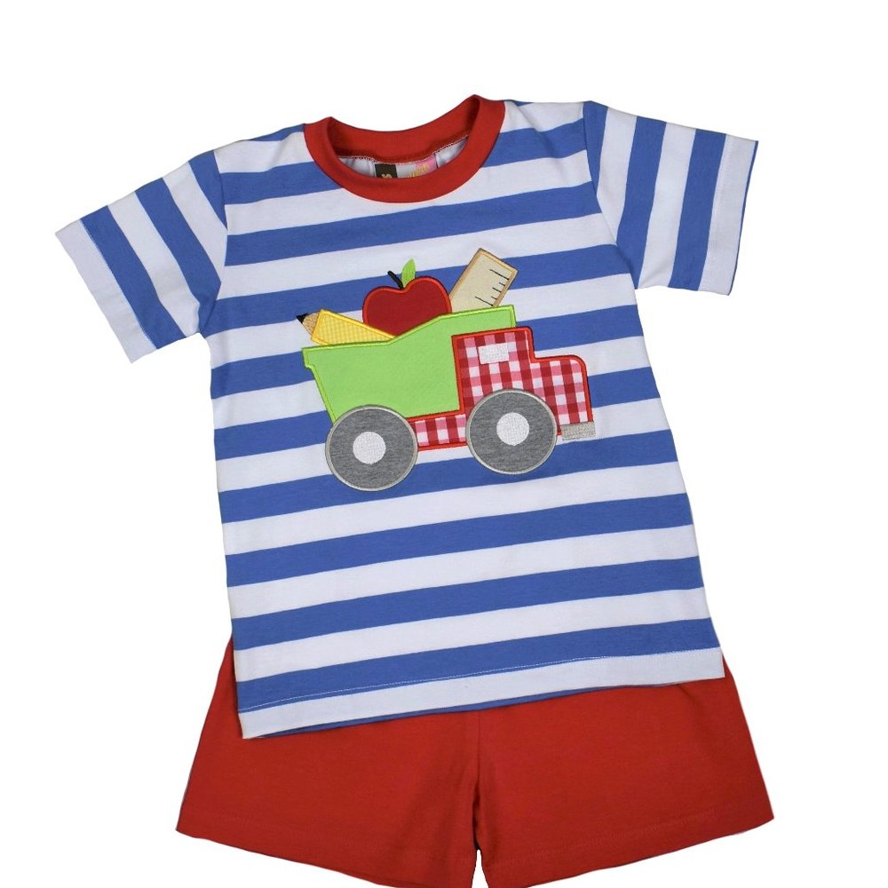 School Days Boys Short Set